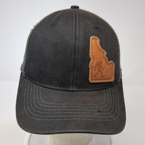Idaho Big Foot Snapback Trucker Hat Black OS Adjustable Arcadian Outfitters - Picture 2 of 9